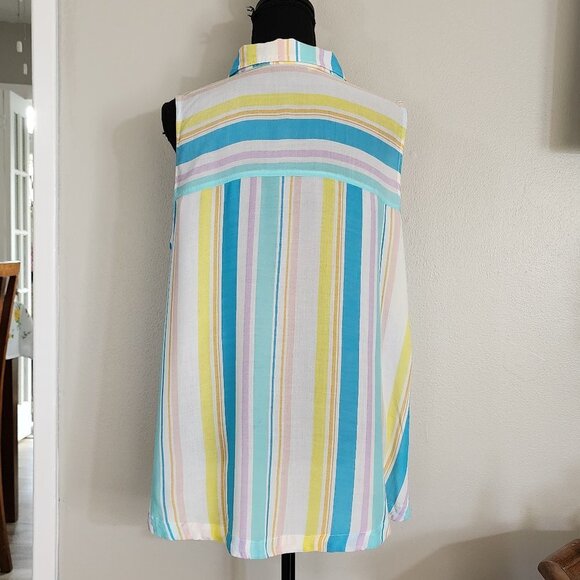 A.N.A. BUTTON-DOWN TOP SZ LARGE - Picture 2 of 3